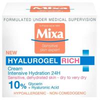 Крем для лица Mixa Hyalurogel Rich для очень сухой чувствительной кож Фото