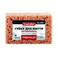 Губка для мытья CarLife PREMIUM с большими порами 190x120x70mm, коричневая Фото
