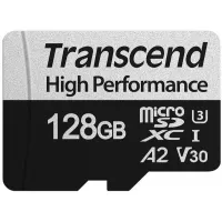 Карта пам'яті Transcend 128GB microSDXC class 10 UHS-I U3 A2 340S Фото