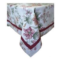 Скатерть Прованс с кантом Глория Роза 136х220 см Фото