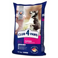 Сухой корм для собак Club 4 Paws Преміум. Для цуценят з високим вмістом курки 14 кг Фото