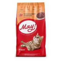 Сухой корм для кошек Мяу! с мясом, рисом и овощами 11 кг Фото