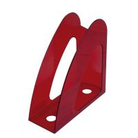 Лоток для бумаг Арника вертикальный РАДУГА, красный Фото