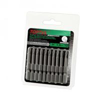 Набор бит Toptul для шуруповертов магнитных 10шт 1/4" 50мм PH2 Anti Фото