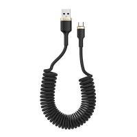Дата кабель ColorWay USB 2.0 AM to Micro 5P 1.0m spiral black Фото