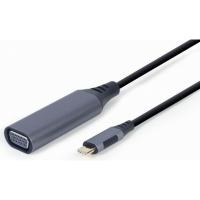 Перехідник Cablexpert USB Type-C to VGA, Full HD 60Hz Фото