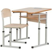 Парта со стулом Sector Сопрано Бук трансформер Фото