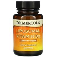 Витаминно-минеральный комплекс Dr. Mercola Витамин D3 липосомальный, 1000 МЕ, Liposomal Vitam Фото