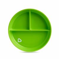 Набор детской посуды Munchkin тарілка секційна на присосці зелена Фото