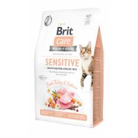 Сухий корм для кішок Brit Care Cat GF Sensitive HDigestion and Delicate Taste 2 к Фото