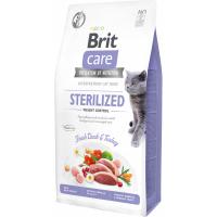 Сухий корм для кішок Brit Care Cat GF Sterilized Weight Control 7 кг Фото