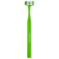 Зубная щетка Dr. Barman's Superbrush Regular Трехсторонняя Мягкая Салатовая Фото