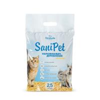 Наполнитель для туалета Природа Sani Pet универсальный древесный (натуральный) 2.5 кг Фото
