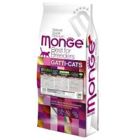 Сухой корм для кошек Monge Cat Bwild GR.FREE с мясом буйвола 10 кг Фото