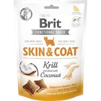 Лакомство для собак Brit Care Skin&Coat криль с кокосом 150 г Фото