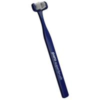 Зубная щетка Paro Swiss Superbrush трехсторонняя синяя Фото