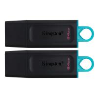 USB флеш накопичувач Kingston 2x64GB DT Exodia Black+Blue USB 3.2 Фото
