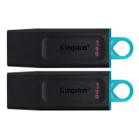 USB флеш накопитель Kingston 2x64GB DT Exodia Black+Blue USB 3.2 (в Блістері 2ш Фото