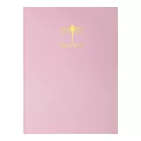 Канцелярська книга Buromax А4 FAVOURITE, PASTEL, 96 аркушів, клітинка, рожев Фото