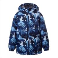 Куртка Huppa CLASSY -117710030 темно-синій з принтом 92 Фото