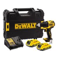 Шуруповерт DeWALT XR Li-Ion 18 В, 65 Нм, 2 АКБ + ЗП, кейс Фото