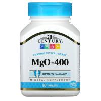 Минералы 21st Century Магний, 400 мг, Magnesium, 90 таблеток Фото