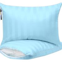 Подушка MirSon 1275 Valentino Hand Made с эвкалиптом Высокая 60х6 Фото