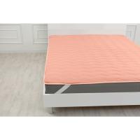 Наматрацник MirSon №1759 Eco Light Coral Cotton на гумці в кутках 80x Фото