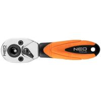 Тріскачка Neo Tools 1/4", 105 мм, CrV, 72 зубця Фото
