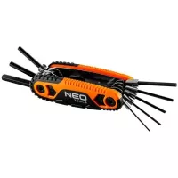 Набір інструментів Neo Tools шестигранні ключі, з тримачем, 1.5-8мм, набір 8 шт Фото