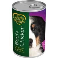 Консервы для собак Lovely Hunter Puppy Beef and Chicken 400 г Фото