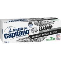 Зубная паста Pasta del Capitano Carbone з активованим вугіллям 75 мл Фото
