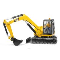 Спецтехника Bruder Мини-экскаватор Cat со строителем 1:16 Фото
