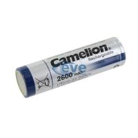 Аккумулятор Camelion 18650 2600mAh, FlatTop, 3.7V, Bulk Фото