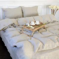 Постельное белье MirSon Лен Grey sky 220х240 Фото