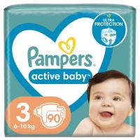 Підгузки Pampers Active Baby Mid Розмір 3 (6-10 кг) 90 шт Фото
