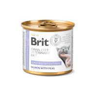 Консерви для котів Brit GF VetDiets Cat Gastrointestinal лосось та горох 200 г Фото