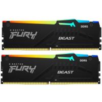 Модуль пам'яті для комп'ютера Kingston Fury (ex.HyperX) DDR5 16GB (2x8GB) 5600 MHz Beast RGB Фото