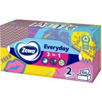 Салфетки косметические Zewa Everyday 100 шт. Фото