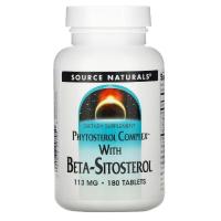 Травы Source Naturals Бета-Ситостерол 113мг, 180 таблеток Фото