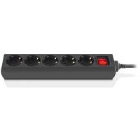 Сетевой фильтр питания REAL-EL RS-Protect M 3m, black Фото