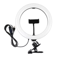 Набор блогера Puluz Ring USB LED lamp PKT3126B 10.2" + зажим Фото