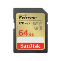 Карта памяти SanDisk 64GB SD class 10 UHS-I U3 V30 Extreme Фото