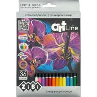 Карандаши цветные ZiBi Art Line круглые 36 цветов Фото
