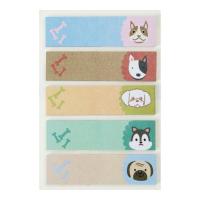 Стикер-закладка ZiBi бумажные KIDS Line DOGS 45x12 мм 5 x 20 листов Фото