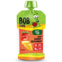 Детское пюре Bob Snail Улитка Боб Смузи Банан Клубника 120 г Фото