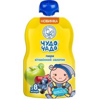 Детское пюре Чудо-Чадо Витаминный салатик с витамином С, 90 г Фото