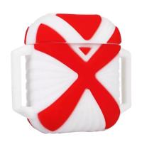 Чехол для наушников X-HuWei i-Smile для Apple AirPods IPH1443 Red+White Фото