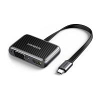 Переходник Ugreen USB2.0 to HDMI+VGA (HDMI 1.4b 3D/4K*2K30Hz+VGA 108 Фото