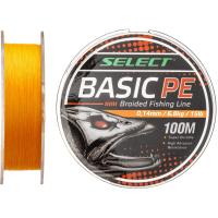 Шнур Select Basic PE 100m Помаранч 0.08mm 8lb/4kg Фото